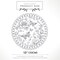 50 Pieces 13" Floral Place Mats, Disposable Round Retro Theme Placemats Nonslip Paper Table Mats for Dinner Wedding Party Decor